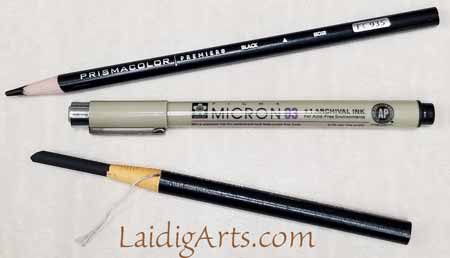 The tools of my art trade Laidig Arts drawing materials 